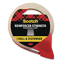 Scotch Reinforced Strength Strapping Tape 1.88" x 30 yds, 3" Core, Translucent (8959RD)