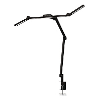 MOUNT-IT! LED Desk Lamp, Articulating Neck, 20.2" High, Matte Black (TS7011)