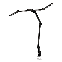 MOUNT-IT! LED Desk Lamp, Articulating Neck, 20.2" High, Matte Black (TS7011)