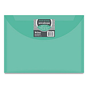 C-Line Reusable Poly Envelope, Hook/Loop Closure, 9.37 x 13, Randomly Assorted Colors (58000)