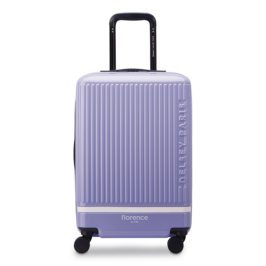 Florence by Mills x  Spin Me Away 20" Hardside Carry-On Suitcase, 14.75 x 9.75 x 22.75, Lavender (F4398180528)