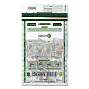 CONTROLTEK ECOLOK 4 Deposit Bag, Plastic, 15 x 20, Clear, 500/Carton (585609)