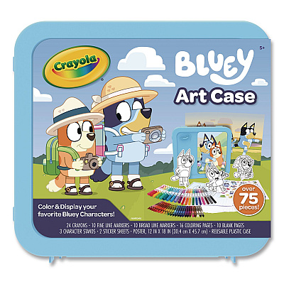 Crayola Bluey Art Case, 75 Pieces (042964)
