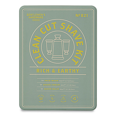 DesignWorks Ink Gentlemen's Hardware Clean Cut Shave Kit (GEN821)