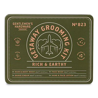 DesignWorks Ink Gentlemen's Hardware Getaway Grooming Kit (GEN823)