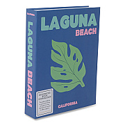 DesignWorks Ink Magnetic Storage Book Box, Laguna, 7.5 x 1.75 x 9.75, Blue (TBBX100)