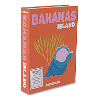 DesignWorks Ink Magnetic Storage Book Box, Bahamas, 7.5 x 1.75 x 9.75, Orange (TBBX101)