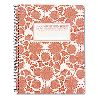 Spiral Composition Book, Medium/College Rule, Sunflowers, (80) 9.75 x 7.5 Sheets (16580)