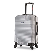 InUSA Luggage Resilience 20" Hardside Carry-On Suitcase, 14.96 x 8.66 x 21.65, Silver (IURES00SSIL)