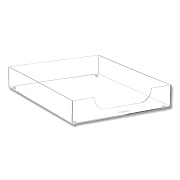 Mind Reader Acrylic Desk Tray, 10.25" x 12.5" x 2", Clear (ATRAYCLR)