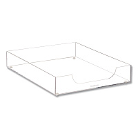 Mind Reader Acrylic Desk Tray, 10.25" x 12.5" x 2", Clear (ATRAYCLR)