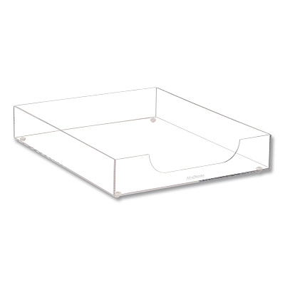 Mind Reader Acrylic Desk Tray, 10.25" x 12.5" x 2", Clear (ATRAYCLR)