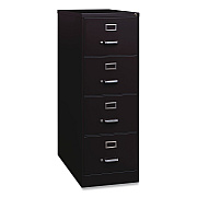 Hirsh Industries Commercial Vertical Legal File Cabinet, 4 Legal Size File Drawers, 18 x 26.5 x 52, Black (14107)