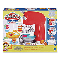 Hasbro Play-Doh Kitchen Creations Magical Mixer Playset, Assorted Colors (F4718)