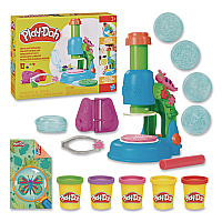 Hasbro Play-Doh Light and Look Microscope Playset (G0494)