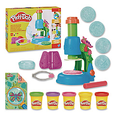 Hasbro Play-Doh Light and Look Microscope Playset (G0494)