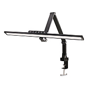 General Printing & Design Wellness Series LED Desk Lamp, Articulating Neck, 17.5" High, Black (EGPDL18BLKS)