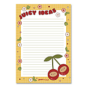 Denik Tayto Cherry Notepad, Ruled, (64) White/Multicolor 5.25 x 8.25 Sheets (NP1911)