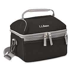 Flip-Top Insulated Lunch Box, 9 x 5 x 7, Black (0SUL710000)