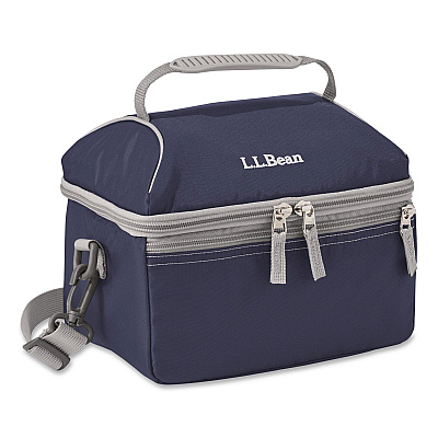Flip-Top Insulated Lunch Box, 9 x 5 x 7, Navy (0SUL721000)