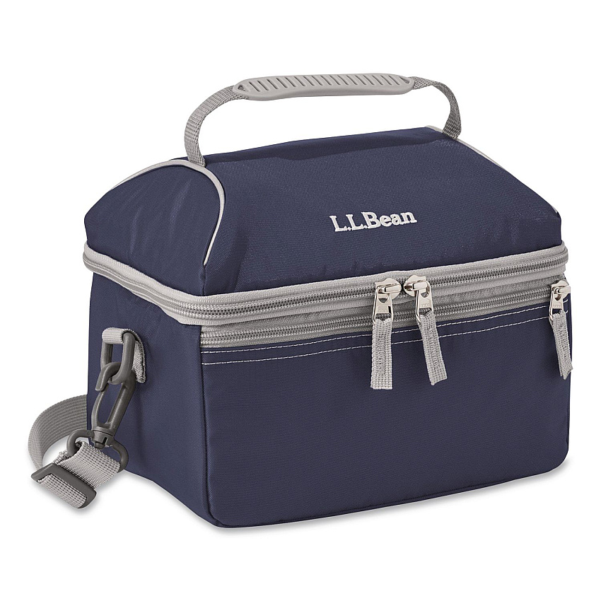 Flip-Top Insulated Lunch Box, 9 x 5 x 7, Navy (0SUL721000)