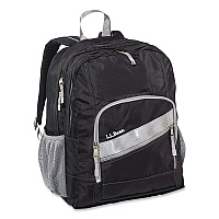 Deluxe Book Pack Backpack, 13 x 9.5 x 17, Black (0TXT901000)