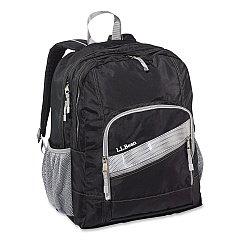 Deluxe Book Pack Backpack, 13 x 9.5 x 17, Black (0TXT901000)