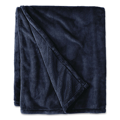 Wicked Plush Throw, 50 x 60, Navy (30278174)