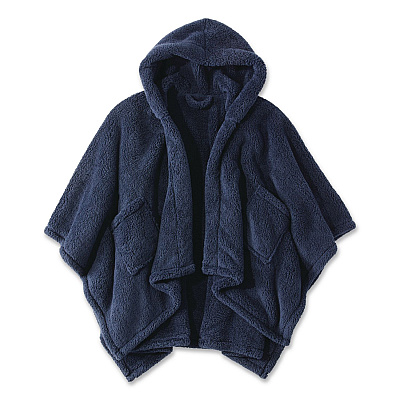 Cozy Sherpa Wearable Throw, 58 x 60, Navy (51484674)