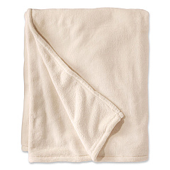 Wicked Plush Throw, 60 x 80, Antique White (302782455)