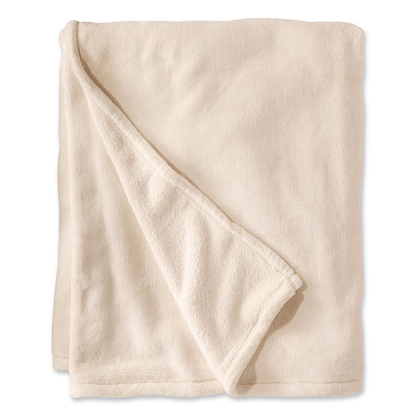 Wicked Plush Throw, 60 x 80, Antique White (302782455)
