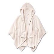 Cozy Chenille Wearable Throw, 58 x 60, Cream (523884459)