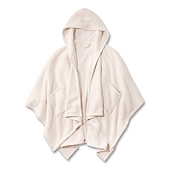 Cozy Chenille Wearable Throw, 58 x 60, Cream (523884459)