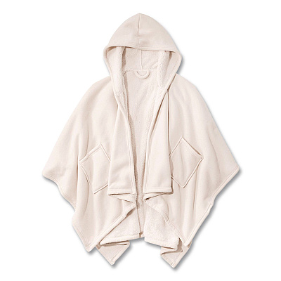 Cozy Chenille Wearable Throw, 58 x 60, Cream (523884459)