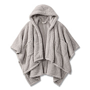 Cozy Sherpa Wearable Throw, 58 x 60, Gray (5148468281)