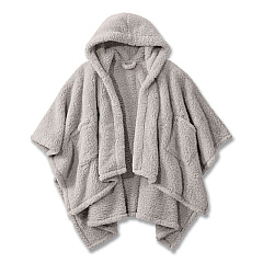 Cozy Sherpa Wearable Throw, 58 x 60, Gray (5148468281)