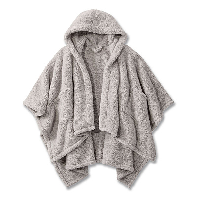 Cozy Sherpa Wearable Throw, 58 x 60, Gray (5148468281)