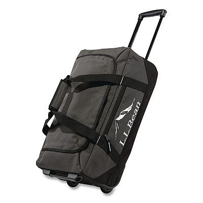 Adventure 22" Polyester Telescoping Carry-On Travel Duffel with Wheels, 22 x 12 x 9, Alloy Gray (52071138374)