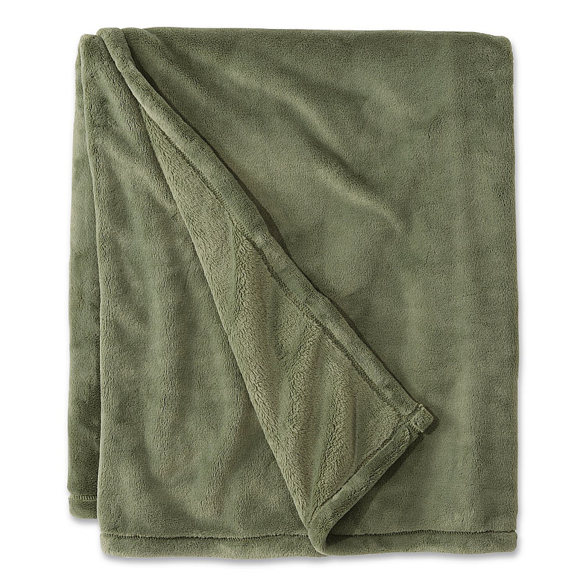 Wicked Plush Throw, 50 x 60, Deep Olive (30278136685)
