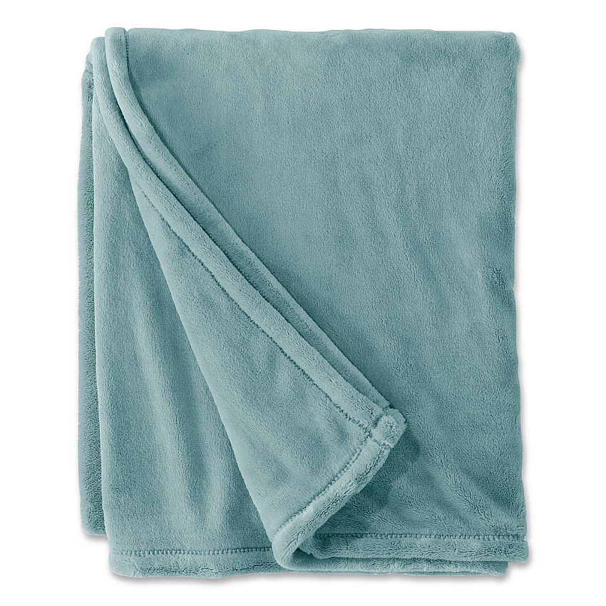 Wicked Plush Throw, 50 x 60, Coastal Aqua (30278156594)