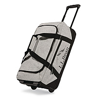Adventure 22" Polyester Telescoping Carry-On Travel Duffel with Wheels, 22 x 12 x 9, Heather Gray Diamond (52071155324)