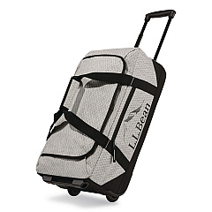 Adventure 22" Polyester Telescoping Carry-On Travel Duffel with Wheels, 22 x 12 x 9, Heather Gray Diamond (52071155324)