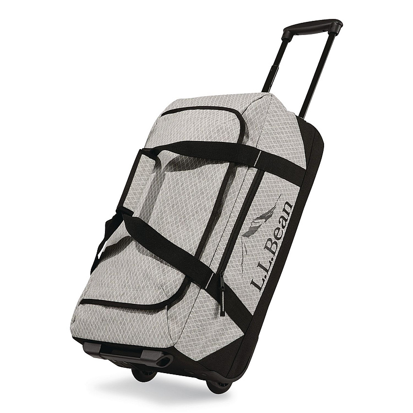 Adventure 22" Polyester Telescoping Carry-On Travel Duffel with Wheels, 22 x 12 x 9, Heather Gray Diamond (52071155324)