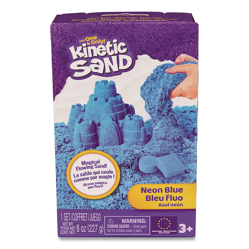 Kinetic Sand, Randomly Assorted Neon Color, 8 oz, Ages 3 and Up (6053692)