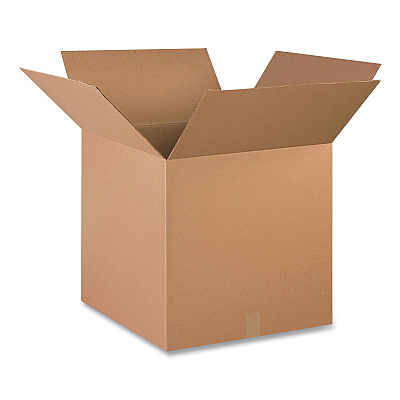 National Brand Shipping Boxes, Regular Slotted Container (RSC), 20" x 20" x 20", Kraft, 10/Bundle (202020)