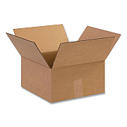 National Brand Shipping Boxes, Regular Slotted Container (RSC), 12" x 12" x 6", Kraft, 25/Bundle (121206)