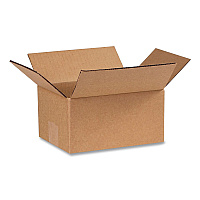 National Brand Shipping Boxes, Regular Slotted Container (RSC), 6" x 8" x 4", Kraft, 25/Bundle (80604)