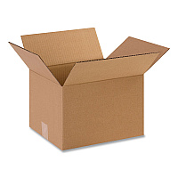 National Brand Shipping Boxes, Regular Slotted Container (RSC), 10" x 12" x 8", Kraft, 25/Bundle (121008)
