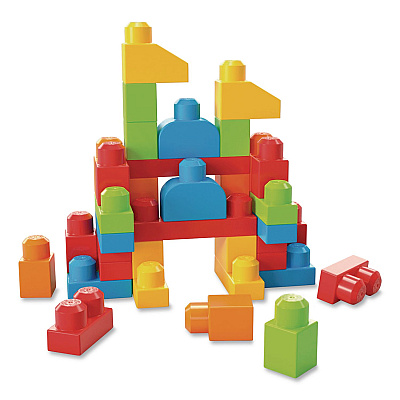 Mattel MEGA BLOKS Let's Build It, Ages 1 to 3, 40 Pieces (HKN40)