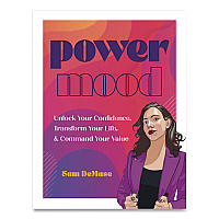 Quarto Power Mood Self-Help Journal, Pink/Purple Graphic Cover, (208) 8.75 x 6.75 Sheets (978163106935)